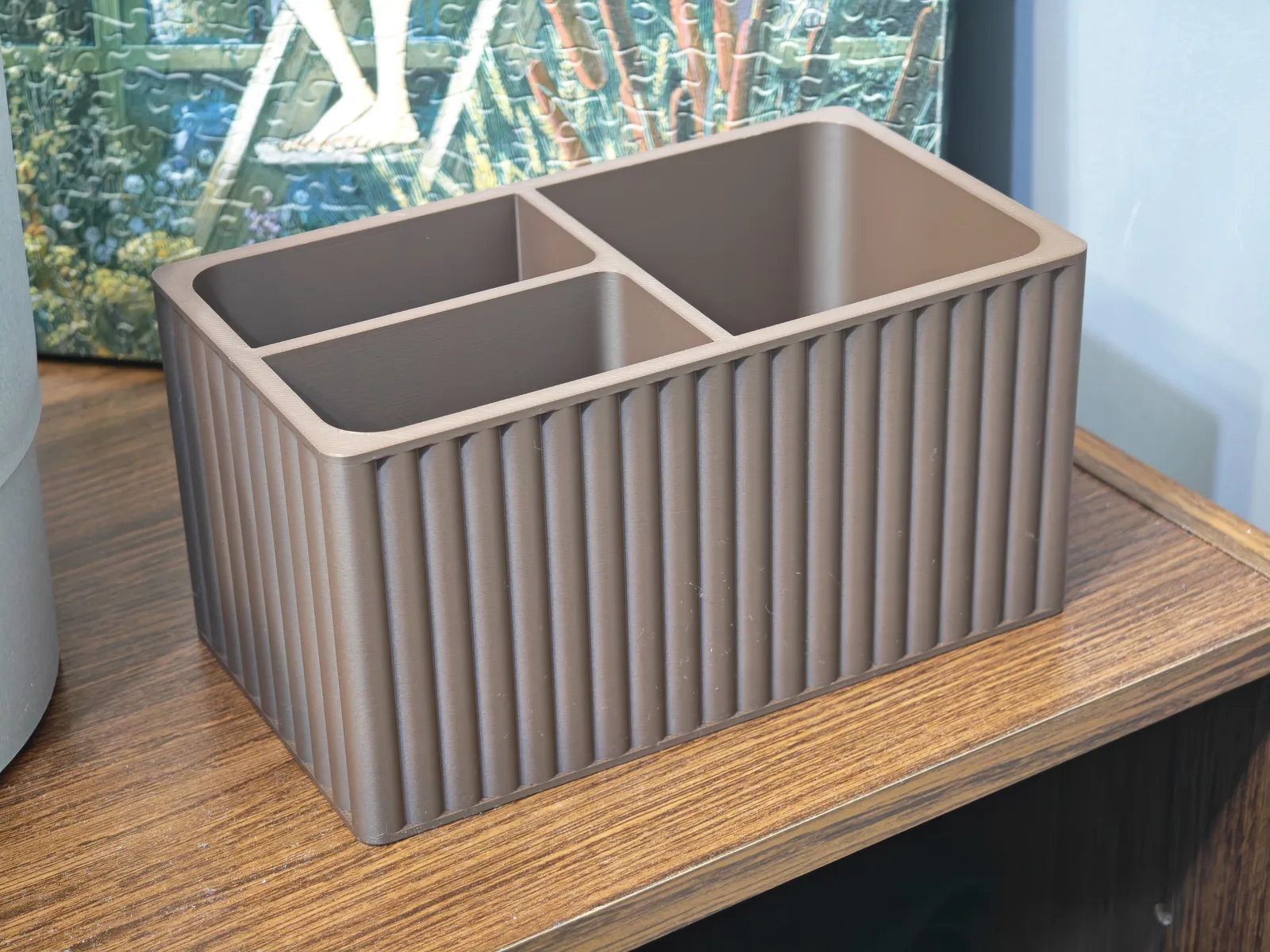 Rectangular Ribbed Organizer