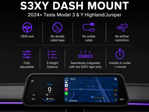 S3XY Dash Mount - 2024-26 Tesla Highland & Juniper